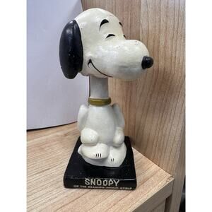 Vintage 1950’s Lego Japan Peanuts Comic Strip Snoopy Bobblehead Nodder 5.5” Toy